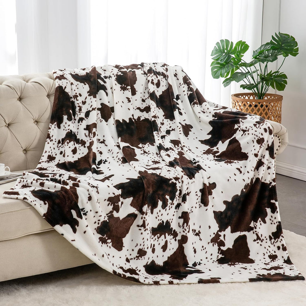 Fleece Blanket Black Throw Blankets for Couch & Bed, Luxury Plush Cozy Fuzzy Blanket 50x60 inches, Super Soft Warm Lightweight Throw Blanket for Travel Camping