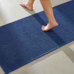 Large Bathroom Rugs Non Slip Washable Bath Rugs Super Absorbent Bathroom Rug Thin Quick Dry Low Pile Bath Mats, Beige 36"x60"