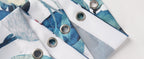 Shower Curtain Blue Eucalyptus Shower Curtains for Bathroom, Watercolor Leaf Shower Curtain Sets Waterproof Plant Shower Curtain Leaves Fabric Cloth Bathroom Curtains 72x72 inch with Hooks
