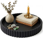 Decorative Tray for Decor - Coffee Table Tray for Living Room - Round Tray for Home Decor - Coffee Table Decor Centerpiece - Modern Minimalist Centerpiece