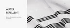 Shower Curtain, Washable Cloth Black Shower Curtain Sets with 12 Shower Curtain Hooks, Fabric Rustic Black and White Striped Curtain, Farmhouse Bathroom Curtains, 72x72 Inches
