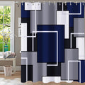 Shower Curtain Blue Eucalyptus Shower Curtains for Bathroom, Watercolor Leaf Shower Curtain Sets Waterproof Plant Shower Curtain Leaves Fabric Cloth Bathroom Curtains 72x72 inch with Hooks