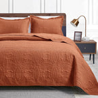 Love's cabin Quilts for Queen Bed Blue Bedspreads - Soft Bed Summer Lightweight Bedspread Comforter - Modern Style Coin Pattern Coverlet for All Season - 3 Pieces (1 Quilt, 2 Pillow Shams)